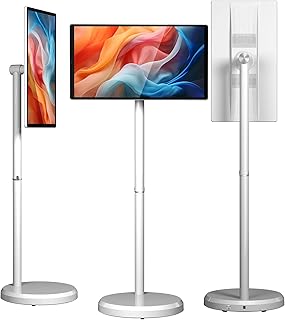 Compare 21.5 inch Floor Stand Smart TV, Android 13 FHD Touch Screen tablet, 6G+128G Memory, 72WH Large Battery and 4K Camera, for Large Screen Entertainment on the Move 6G+128G Android 13 at KSA Price