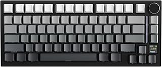 Compare ATTACK SHARK X820 Ultra Wireless Mechanical Keyboard with TFT Smart Display & Button, 75% Hot Swappable Gaming Keyboard, BT2.4GUSBC, RGB, PBT Keycaps Black Gradient  Gift Switch at KSA Price