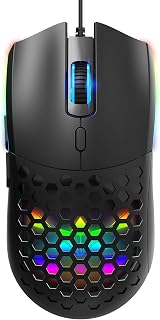 ASHATA Gaming Mouse Wired, Ergonomic PC Optical…