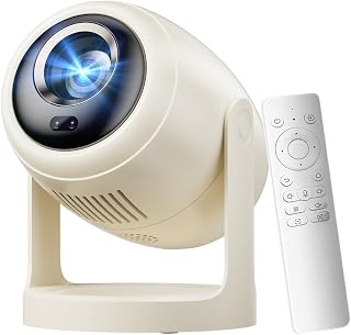 Compare AOC Mini Projector with WiFi6 and BT 5.0,Portable Projector 4K Support & HD 720P, 230 ANSI Auto Keystone Correction,Android 12.0,360° Rotatable Projectors,8000+ Apps,40250 Screen Video Projectors at KSA Price