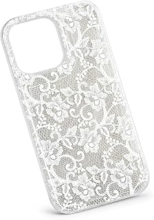 Compare Cases For iPhone 17 Pro 6.3 White Lace Bloom Flowers Pattern Cover Protective Smartphone Case Covers at KSA Price
