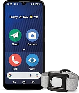 Compare Doro  8200 Secure  4G senior smartphone without contract  With emergency call bracelet  6.1'' screen  Emergency call button with GPS  Triple camera  Clear sound quality  Protected against at KSA Price