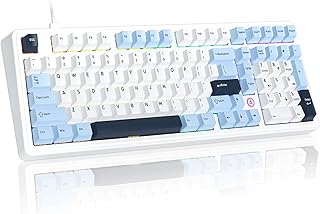 Compare FIRSTBLOOD ONLY GAME. AK980 101Key HotSwappable Mechanical Keyboard, Gasket Mount RGB Backlit, Programmable Macro, Full NKey Rollover, with Dreamscape Linear Switches Glacier Blue at KSA Price