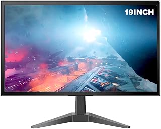 Compare 19inch Full HD 75Hz Small Thin Monitor for laptops, Computers and desktops, HD+ 1440 x 900p, AntiGlare, LED Display, VGAHDMI Connection at KSA Price
