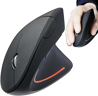 Compare Computer Mice Ergonomic | High Precision Mice,Vertical Receiver Rechargeable Input Device for Laptop Home Game Entertainment Professional Creation Study Business Trip Work at KSA Price