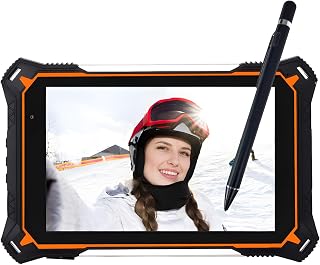 Compare Android 12 8" FHD Gorilla Glass Tablet, 6GB RAM 128GB Storage, IP68 Waterproof, 10000mAh Battery, 13MP+5MP Cameras, MILSTD810G, 4G LTE, GPS, with at KSA Price