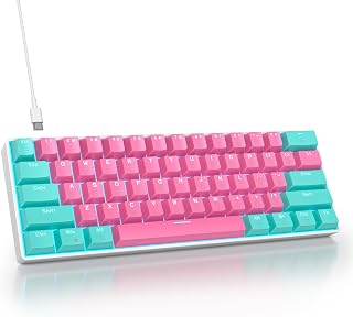 60 Percent Gaming Keyboard - 61 Keys Wired…