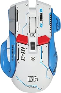 Gaming Mouse, 2.4G Wired Wireless RGB Computer…