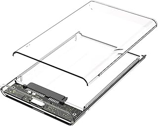 Compare External Hard Drive Case  Lightweight USB 3.0 External Hard Drive Enclosure 2.5inches,External Hard Disk Case Clear For 7mm9.5mm HDD SSD, Support 2TB Drives at KSA Price