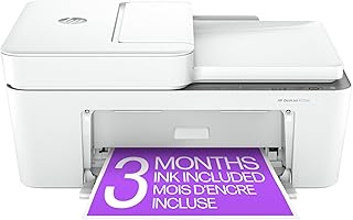 Compare HP DeskJet 4255e Wireless AllinOne Color Inkjet Printer, Scanner, Copier, BestforHome, 3 Months of Ink Included 588S6A at KSA Price