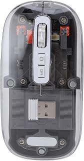 Compare Wireless Bluetooth Wireless Rechargeable Computer Mouse Tri Mode for Laptop Study with Silent Design Grey at KSA Price