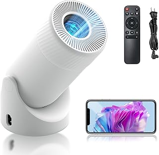 AOC Mini Projector with WiFi and Bluetooth, Portable…