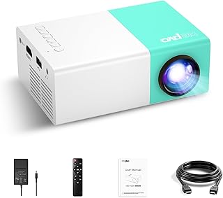 Projector Mini Portable Outdoor Movie Projectors,…