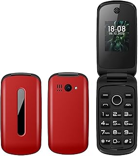 Folding Phone for Seniors, Dual SIM Senio with…