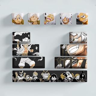 Compare Computer keyborads PBT Dye Upgrade 68 Keycap Set Profile Keycaps Keyset with Puller for Cherry Mx Gateron Kailh Switch Mechanical Keyboard Japanese Anime Series 12one Piece Nica at KSA Price