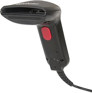 Compare Manhattan Contact CCD Handheld Barcode Scanner, USB, 60mm Scan Width, Cable 152cm, Max Ambient Light 5,000 lux sunlight, Black, Box at KSA Price