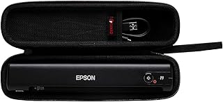 Compare XANAD Black Case for Epson Workforce ES50  ES55R  ES60W  ES65WR  DS30  DS70  DS80W Document Scanner Case Only at KSA Price