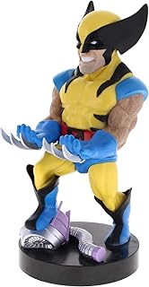 Compare Exquisite Gaming: Marvel Wolverine  Original Mobile Phone & Gaming Controller Holder, Device Stand, Cable Guys, Licensed Figure at KSA Price