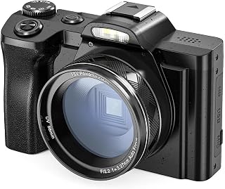 Compare 5K 48MP HD Digital Camera AntiShake Mirrorless Camera with 3.5" HD Screen Support External Flash student party Micro DSLR Cam at KSA Price