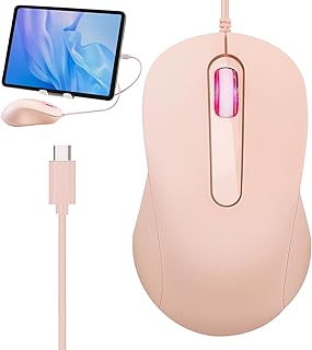 Compare Computer Mice Wired  PC Mice Wired | AntiSlip Ergonomic Game Accessories PlugAndPlay Desktop for Home Office School Men at KSA Price