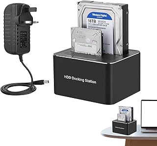 External Hard Drive Docking Station | USB 3.0…