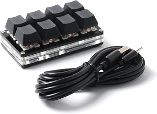 Compare 8 Keys Keyboard USB Interface Custom Copy Paste Shortcuts Mini Mechanical Keyboard for SayoDevice at KSA Price