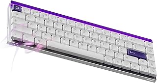 Compare MelGeek Made68 Air Wired Keyboard, Low Profile Gaming Keyboard with Magnetic Hall Effect Switch, Fast Trigger 65% Compact, HotSwappable, Rgb Snap Touch and Adjustable Actuation, Hive Perso at KSA Price