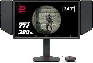 Compare BenQ Zowie XL2566K 360Hz Gaming Monitor 24.5 inch Fast TN 0.5ms| DyAc+ Motion Clarity | 1080p | XL Setting for Sharing | Esport Grade Monitor | Switch S | Shield| Height and Tilt Adjustable XL2540X+ at KSA Price