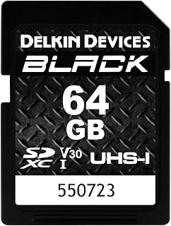 Compare Delkin Devices BLACK SDXC UHSI V30 Memory Card 64GB at KSA Price