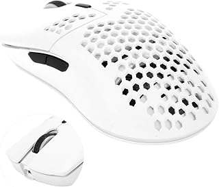 Compare Cryfokt 2.4GHz Wireless Computer Mouse Fashionable Design Adjustable DPI for Gaming Laptop Users White at KSA Price