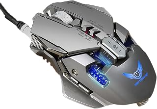 Compare Computer Mice for Laptop Mouse Gaming Pointing Device Wired Glow Mechanical 9 Buttons Photoelectric USB at KSA Price