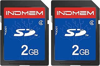 INDMEM 2 Pack SD Card 2GB Class 4 Flash…