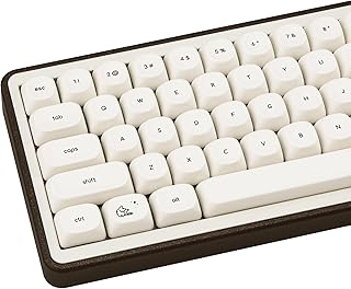 Compare PBT Keycaps Set 124 Keys, Minimalist Style Custom White Cat Keyboard DyeSublimation MOA Profile Keycaps 60 65 75 100 Percent at KSA Price