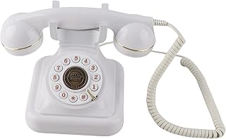 Compare Retro Phone with 8GB Memory, Support for 256GB Expansion, Premium ABS Material, Suitable for Desk Decor at KSA Price
