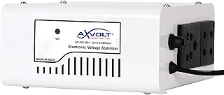 Compare AXVOLT Copper Voltage Stabilizer for LedSmart TV up to 55 inch + Set Top Box + Home Theater, Copper White at KSA Price