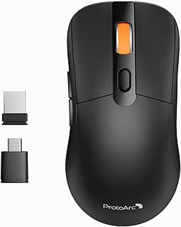Compare ProtoArc Bluetooth Wireless Mouse, USB C Mouse, EM15 Rechargeable Compact Portable Type C Wireless Mice for Laptop, Tablet, PC, Windows, Mac OSBlack at KSA Price