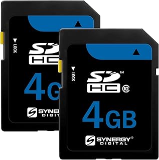 Compare Synergy Digital 4GB Secure Digital SDHC Memory Cards, Compatible with Minolta DiMage X31 Digital Camera  Class 10, 20MBs, 300 Series  Pack of 2 at KSA Price