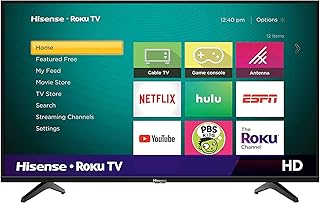 Compare Hisense 32 Inch TV 4K FHD Smart TV, With Dolby Vision HDR, DTS Virtual X, YouTube, Netflix, Freeview Play & Alexa Builtin, Bluetooth & WiFi Black Model 32A4GTUK 1 Year Full Warranty. at KSA Price