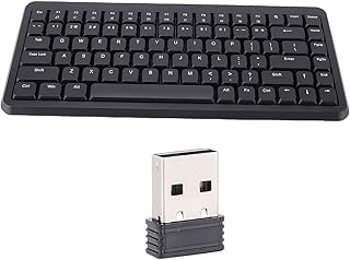 Jectse 2.4G Wireless Keyboard, Ultra Slim Full Size…