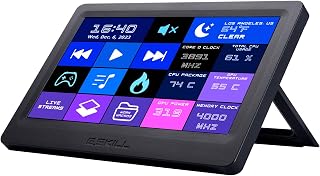 Compare G.Skill WigiDash PC Command Panel  7 inch Touch Display, Up to 20 5x4 Widget Grid, Customizable HotkeysShortcutsWidgets, Monitor System Performance Windows 10 and 11, USB Powered at KSA Price