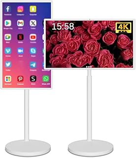 Portable TV Smart Screen with Remote Control, 27-Inch…
