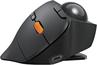 Compare ProtoArc EM02 Wireless Trackball Mouse, Ergonomic Thumb Ball Mouse at KSA Price