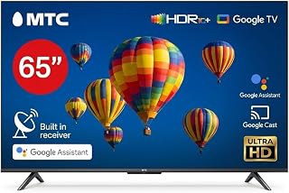 MTC 65 Inch 4K UHD Smart Google TV…