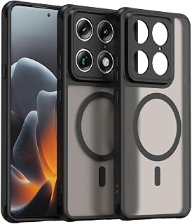 Compare Verco Protective Case for Motorola Signature Case, Magnetic for Motorola Signature Mobile Phone Case, Matt, Shockproof, Compatible with QI Wireless Charging Accessories, Thin Case Cover, Black at KSA Price