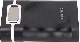 Compare DIY Mobile Battery Charger Power Bank Protective Emergency Charging For All Types Of Mobile Phone For Traveling ABS Model M08 4 Batteries Capacity Black at KSA Price