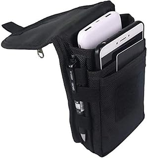 Compare Dual Cell Phone PouchHolsters for Men Belt, MultiPurpose Phone Belt Pouch, Phone Case Tool Holder, Tactical Phone Pouch Carrying Case, Men's Waist Pocket for Hiking,Rescue,Working at KSA Price