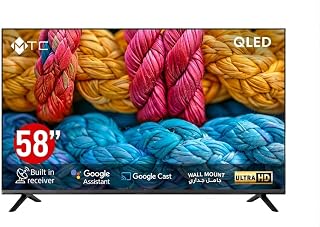 MTC QLED Smart Google TV 58 Inch 4K UHD…