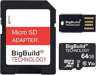64GB Ultra Fast 100MB/s U3 microSDXC Memory Card…