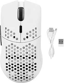 Compare Wireless Gaming Mouse, 2.4G Hollow Computer Mouse, Gaming Mouse with RGB Backlight, 7 programmable RGB backlight modeswhite at KSA Price