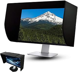 Compare 27inch Display Monitor Hood Sunshade, Desktop Computer Screen Hood, Width 16.127.1inches and Shading Distance 19CM, Protecting Eyes and Sturdy Material, for Cafes, Libraries, Office at KSA Price